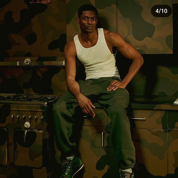 Joe Freshgoods x New Balance "Beneath The Surface" Other - JFG (Joe Freshgoods) Logo Sweatpants (Green)